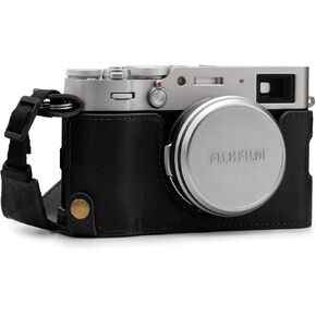 Megagear Mg1960 من أي وقت مضى جاهزة للكاميرا الجلدية الأصلية المتوافقة مع Fujifilm X -S10 - بني in Kuwait