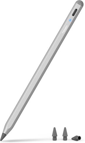 Metapen iPad Pencil A8 Stylus Pen for iPad 2018+ Palm Rejection&Magnetic | Metal Barrel Apple Pencil, USB-C Fast Charging, Reliable Precision & Smooth Writing Pen for iPad 6th-11th Gen Pro Air Mini in Saudi Arabia
