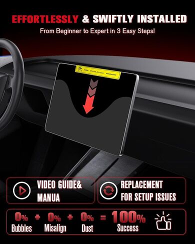 2 Pack Screen Protector For Toyota Sienna 2021-2024,9 Inch Screen Protective Film Compatible With Sienna Accessories in Kuwait