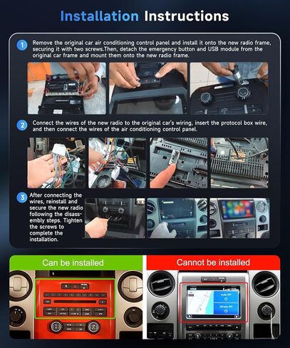 8 Core 6+128G Android Car Radio for Ford F150 2008-2014 with Wireless Carplay Android Auto Car Stereo, 9’’ Touch Screen Head Unit with Mirror Link WiFi GPS Bluetooth FM/RDS DSP AHD Backup Camera SWC in Kuwait