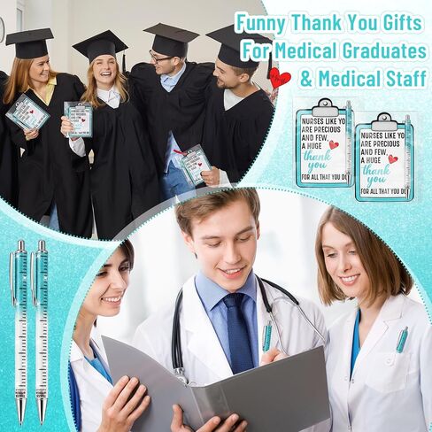 24 Sets Nurse Appreciation Gifts Bulk 24 Funny Glitter Nurse Pens with 24 Thank You Cards Medical Nursing Ballpoint Pens Nurse Week Gifts for Doctor Medical Assistant Students Healthcare Worker in Saudi Arabia