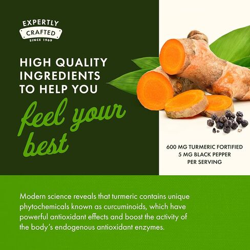 Swanson Premium- Turmeric & Black Pepper - Antioxidant, Digestion & Joint Support - 90 Veg Caps in Saudi Arabia