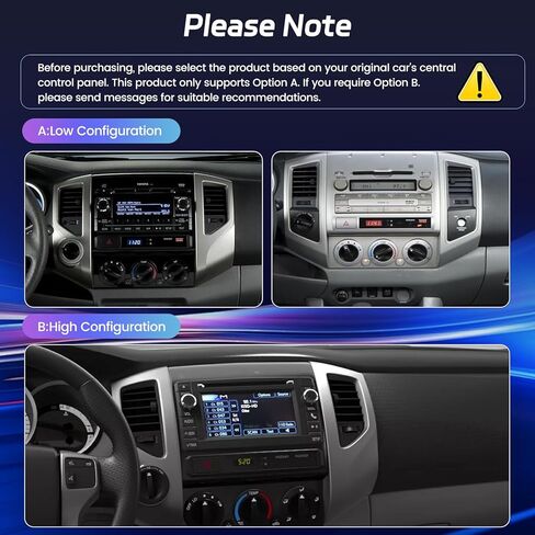 NHOPEEW [2 + 64G] Stereo Car to Toyota Tacoma 2005-2013 - 9 بوصة شاشة تعمل باللمس Android 13 ترقية - Carplay اللاسلكي و Android Auto ، DSP Audio ، WiFi ، GPS ، FM/RDS Radio + AHD Camera in Kuwait