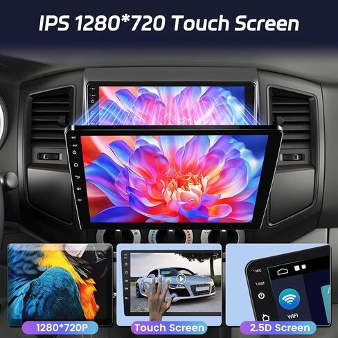 NHOPEEW [2 + 64G] Stereo Car to Toyota Tacoma 2005-2013 - 9 بوصة شاشة تعمل باللمس Android 13 ترقية - Carplay اللاسلكي و Android Auto ، DSP Audio ، WiFi ، GPS ، FM/RDS Radio + AHD Camera in Kuwait