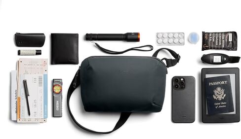 Bellroy Venture Travel Crossbody (حقيبة كروس سوداء/حقيبة سفر مع حماية RFID ومُحسّنة للسفر) in Kuwait