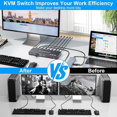 USB 3.0 Switch Selector 2 Computers Share 1 USB 3.0 Ports KVM Switcher USB for PC Laptop Keyboard Mouse Printer Scanner One Button Switch Adapter in Saudi Arabia