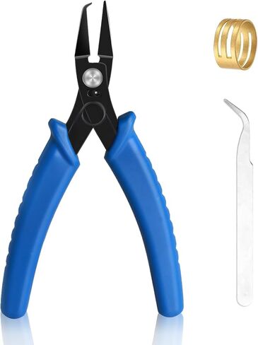 3 Pcs Jewelry Making Tools Pliers Kit, Includes Needle Nose/Round Nose Pliers/Diagonal, Wire Cutters for Jewelry Making Wire Wrapping Beading Crafts Matte Handle in Kuwait