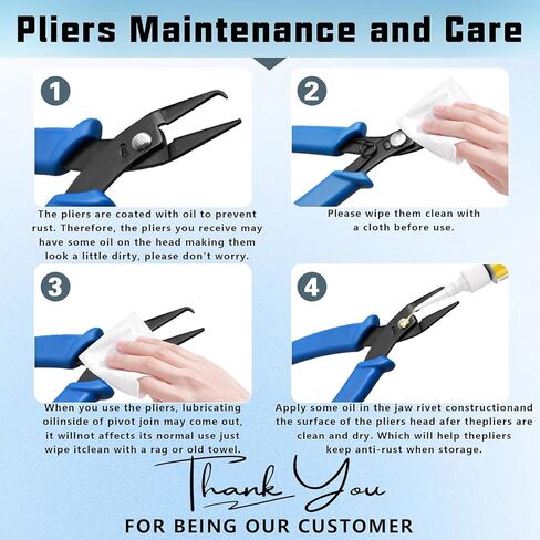 3 Pcs Jewelry Making Tools Pliers Kit, Includes Needle Nose/Round Nose Pliers/Diagonal, Wire Cutters for Jewelry Making Wire Wrapping Beading Crafts Matte Handle in Kuwait