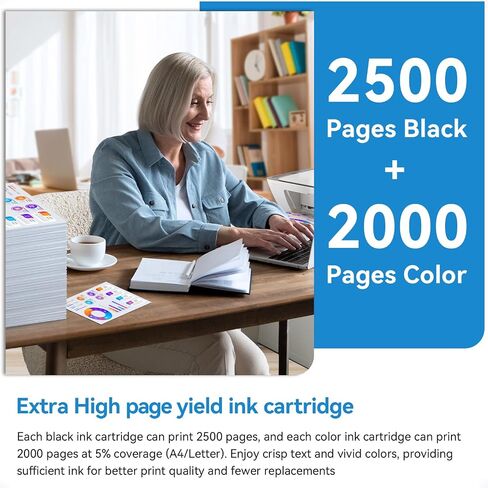 61XL Ink Cartridges Black Color Combo Pack, Compatible for HP Ink 61, Compatible for Envy 4500 5530 4502 5535 Compatible for Officejet 4630 4635 Compatible for Deskjet 1000 1510 1512 2540 Printer in Saudi Arabia