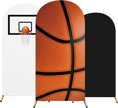 3 Pcs Soccer Arch Backdrop Stand Cover 4ft, 5ft, 6ft Spandex Fitted Sports Theme Birthday Arch Cover Photo Background Props for Birthday Party Decoration in Saudi Arabia