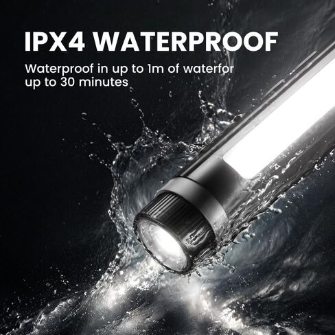 Pocket Flashlight, Rechargeable LED Magnetic Mini Flashlight, Waterproof Pocket with Clip, High Lumens with 8 Modes - Black in Saudi Arabia