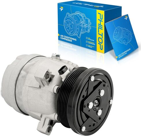 PHILTOP 58987 AC Compressor For Regal 1996-2004, Impala 2000-2003, Grand Prix 1997-2003, Monte Carlo 1998-2003, Intrigue 1998-1999, Lumina 1998-1999 3.8L, CO 20452C Air Conditioning Compressor in Saudi Arabia