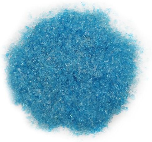 Crushed Glass, Chunky Glass Glitter, Broken Pieces, Shattered Glass, Glass Chips for Resin Art Crafts, Epoxy Resin Supplies,DIY Art Projects,Jewelry Making,1-3mm,100g/3.5oz (Aquamarine) in Kuwait