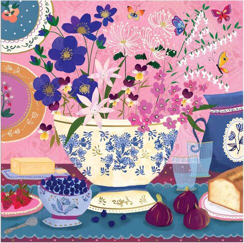 Galison Joy Laforme Flower Shop – 500 Piece Unique House Shaped Puzzle with Dreamy and Springtime Artwork of A Cozy Flower Shop in Saudi Arabia