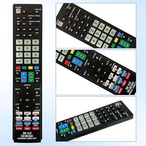 RIVIERA GB118WJSA Replacement Universal Remote Control Use for Most Sharp TV Compatible with Sharp AQUOS TV GB004WJSA GB005WJSA GA890WJSA GB105WJSA GA935WJSAE in Saudi Arabia