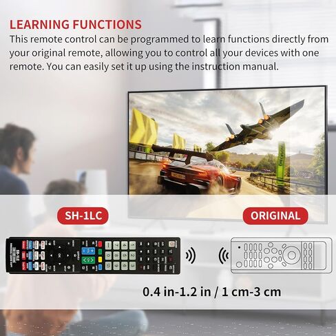 RIVIERA GB118WJSA Replacement Universal Remote Control Use for Most Sharp TV Compatible with Sharp AQUOS TV GB004WJSA GB005WJSA GA890WJSA GB105WJSA GA935WJSAE in Saudi Arabia