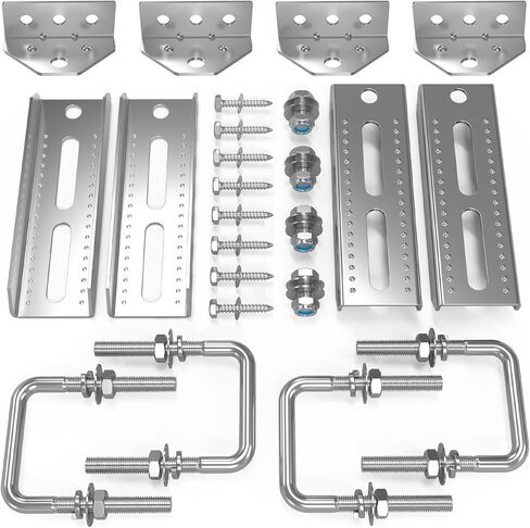 8 pcs 8 "مجموعة قوسين من دوارة الدوران العلوي مع أجهزة لـ 3" x3 " in Kuwait