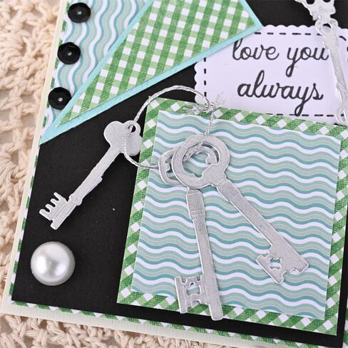 DIY Scrapbooking Artist Saw Bucket Tool Set Cutting Dies, Metal Cutting Dies Stencils for DIY Scrapbooking Decorative Embossing Suit Paper Cards Die Cutting Template Whole Approximate Size 9.8x6.7cm in Kuwait