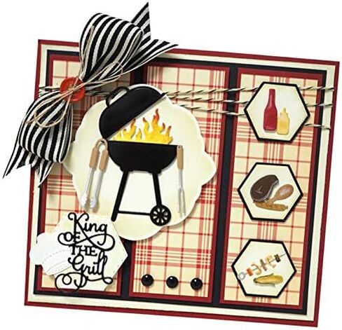 DIY Scrapbooking Artist Saw Bucket Tool Set Cutting Dies, Metal Cutting Dies Stencils for DIY Scrapbooking Decorative Embossing Suit Paper Cards Die Cutting Template Whole Approximate Size 9.8x6.7cm in Kuwait