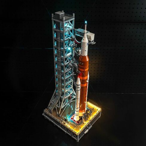 إضاءة LED متوافقة مع LEGO NASA ARTEMIS SPACE SYSTEM 10341 ، مجموعة الضوء المتوافقة مع LEGO 10341 ، مع إعطاء الضوء للنموذج ، لم يتضمن مجموعة النموذج （الإصدار القياسي） in Kuwait