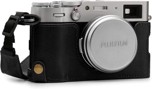 MegaGear MG1960 Ever Ready Genuine Leather Camera Case Compatible with Fujifilm X-S10 - Brown in Kuwait