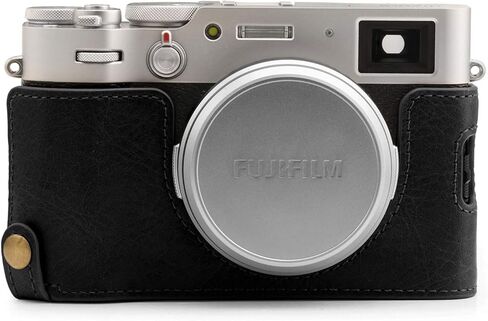 MegaGear MG1960 Ever Ready Genuine Leather Camera Case Compatible with Fujifilm X-S10 - Brown in Kuwait