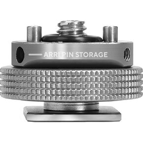 كوندور الأزرق | حذاء بارد ARRI MOUNT ADAPTER | دبابيس ARRI ARRI القابلة للإزالة مع موقع تخزين مدمج | أسود in Kuwait