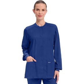 Snap Front Scrub Jackets for Women, Workwear Professionals Soft Stretch WW340 in Kuwait