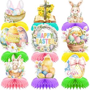 Graduation Centerpieces for Tables, 9Pcs Graduation Table Decorations, 3D Royal Blue Congrats Grad Honeycomb Centerpieces Table Toppers, Photo Props for Class of 2025 Grad Party Favors in Kuwait