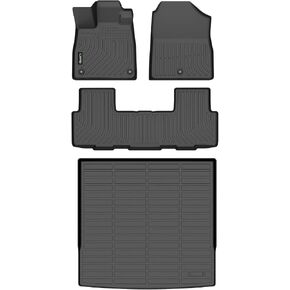 All Weather Floor Mats & Cargo Liner Set Custom for Kia Sportage 2023 2024 2025 (Not Hybrid) - Black in Kuwait