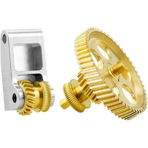 Extruder Gear For A1 A1 Mini/for bambuLab P1P P1S X1C Claw Gear RNC Nano-Coated Hardened Steel Helical Gear Kit High Strength(For P1P P1S X1C) in Kuwait
