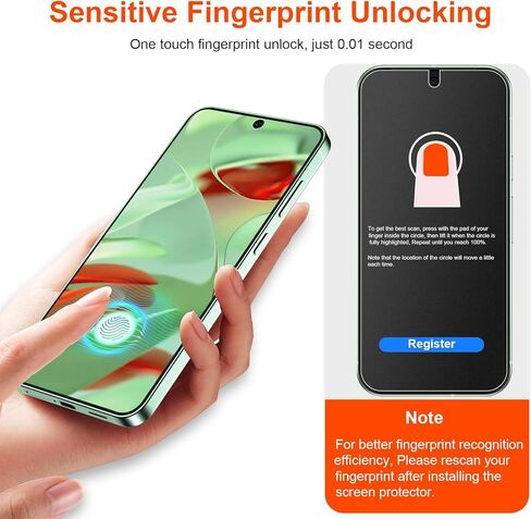 3 Pack Screen Protector for Samsung Galaxy S22 Ultra [Not Glass], Support Fingerprint Flexible TPU Film with Camera Lens Protector, 3D Curved Full Coverage in Kuwait