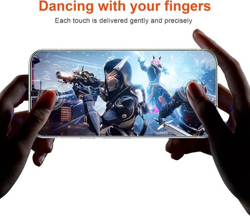 3 Pack Screen Protector for Samsung Galaxy S22 Ultra [Not Glass], Support Fingerprint Flexible TPU Film with Camera Lens Protector, 3D Curved Full Coverage in Kuwait