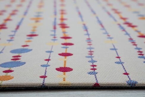 Anji Mountain Rug'd Chairmat- مكتب المكاتب المضادة للانزلاق ، قمة جاكار المنسوجة ، حصيرة كرسي مكتب متعددة الاستخدامات لسجاد الوبر المنخفض والأسطح الصلبة ، كرسي حصيرة أساسيات- بونكا (36 × 48) in Kuwait