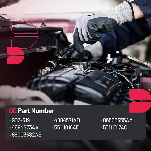BDFHYK 902-3040 مجموعة مبيت ترموستات تبريد الألومنيوم المتوافقة مع 2014-2022 Ram 1500 Jeep 2021-2022 Gladiator 2014-2021 Grand Cherokee 2020-2022 Wrangler 3.0L استبدال 68253514AA in Saudi Arabia