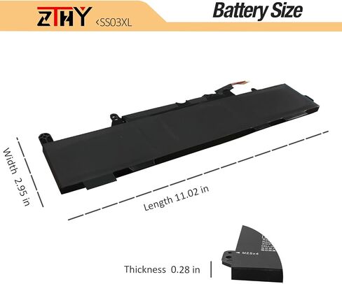 ZTHY GH02XL Laptop Battery Replacement for HP Chromebook 11 11A G8, 14 G6, X360 11 G3, 14A-CA 14A-NA 14A-CA0257 14A-NA0010DS 14A-NA0010NR Series GHO2XL HSTNN-IB9C L75783-005 L75253-2C1 7.7V 47.3Wh in Kuwait