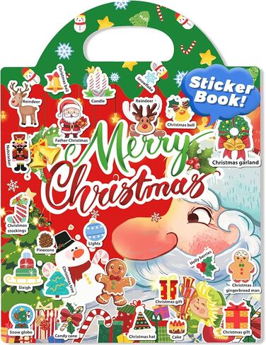 Easter Sticker Books for Kids, Easter Basket Stuffers Reusable Sticker Books for Toddlers, Travel Toys Activities Crafts Birthday Gifts for Boys Girls Kids in Kuwait