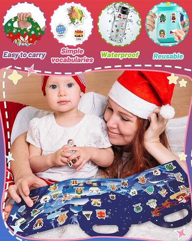 Easter Sticker Books for Kids, Easter Basket Stuffers Reusable Sticker Books for Toddlers, Travel Toys Activities Crafts Birthday Gifts for Boys Girls Kids in Kuwait