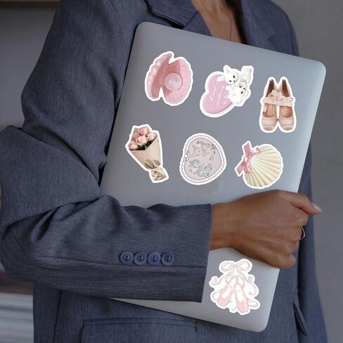 50PCS Retro Aesthetic Stickers,Cool Aesthetic Y2k Stickers for Water Bottle Laptop Phone,Aesthetic Leopard Print Vinyl Waterproof Stickers Pack for Girls Teens Adults in Kuwait