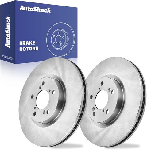 Autoshack Black Hat محفورة ودوارات فرامل متداولة في فرامل فرامل أمامية بديلة 2009-2015 Honda Pilot 2007-2013 ACURA MDX 2010-2013 ZDX 2014-2020 RLX 3.5L 3.7L V6 AWD FWD PR41470LR in Kuwait
