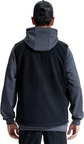 LOOGU Mens Camo Hunting Vest Softshell Fleece Lined Outdoor Fishing Outwear in Kuwait