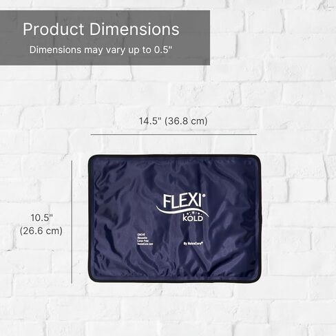 FlexiKold Gel Ice Pack (Standard Large: 10.5" x 14.5") Ice Packs for Injuries Reusable, Back Pain Relief, Knee Ice Pack Wrap, After Surgery, Ice Pack for Knee, Shoulder - 6300-COLD by NatraCure in Kuwait