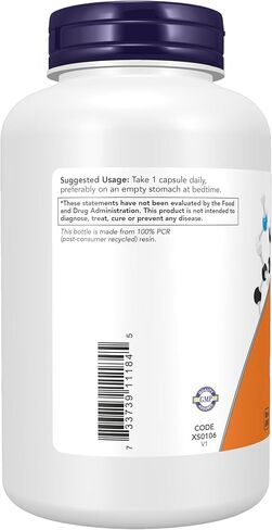 NOW Foods Supplements، 5-HTP (5-hydroxytryptophan) 100 مجم، دعم الناقلات العصبية*، 60 كبسولة نباتية in Saudi Arabia