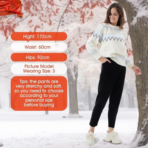 Toulite 3 Pcs Women Thermal Fleece Lined Leggings with Pockets Mid Rise Winter Warm Yoga Pants for Hiking Workout Outdoor in Kuwait