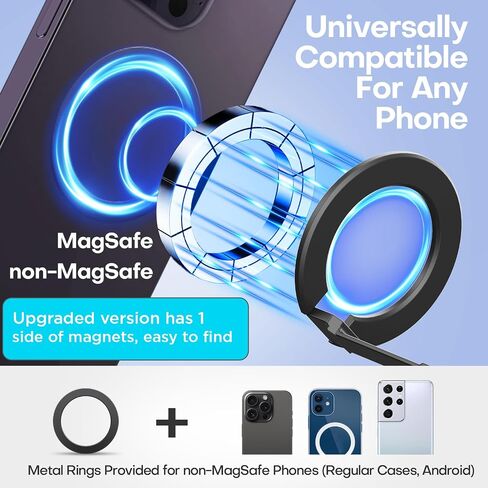 Mini Airplane Magnetic Phone Holder, MagSafe Compatible Magnetic Travel Phone Mount, Must-Have Flight Accessories, Travel Essentials in Saudi Arabia