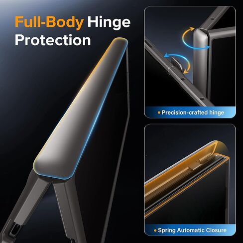 MOBOSI Rotatable Ring Stand for Z Fold 7 Case with Privacy Screen Protector, Compatible with Magsafe, 18FT MIL-Grade Protection, Magnetic Shockproof Slim Case for Samsung Galaxy Z Fold7, Black in Kuwait