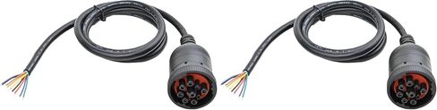 100cm/3.3FT 9P J1939 Male Adapter DIY 9 Pin to Open End Pigtail Cable (1m Black Male Pigtail) in Saudi Arabia
