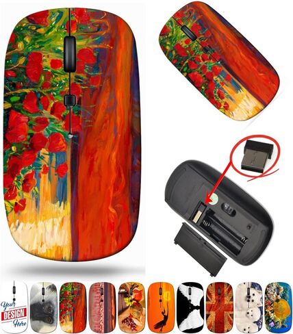 Maizi USB Mouse Wireless for Personal Computer Laptop MacBookUsb mouses معرف الصورة اللاسلكي: 27872683 Mouse Purple Travel Mouse 2.4G USB مصنوع في الولايات المتحدة الأمريكية in Kuwait