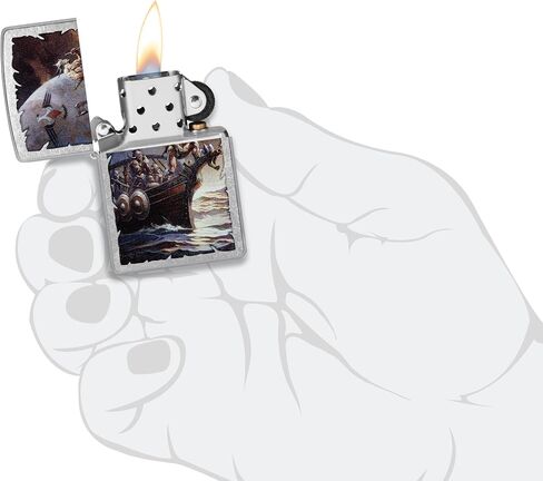 Zippo Knight and Dragon Design 540 Matte Pocket Wighter in Kuwait