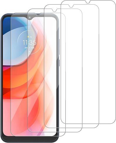 [4 Pack Glass Screen Protector Compatible for Motorola Moto G Play (2023) / XT2271 [9H Hardness]-HD Screen Tempered Glass, Scratch Resistant,Easy Install [Case Friendly] in Saudi Arabia